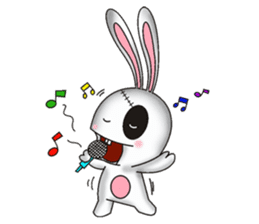 Bunkenstein The Cute Frankenstein Bunny sticker #5388715