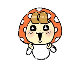 Child of mushroom 3 sticker #5390322