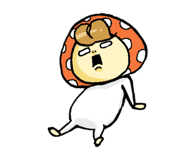 Child of mushroom 3 sticker #5390323