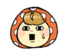 Child of mushroom 3 sticker #5390327