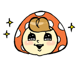 Child of mushroom 3 sticker #5390339