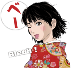 JapanRetroGirl sticker #5390396