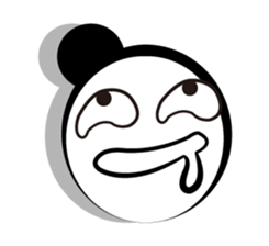 Miss Baotou classic expression sticker #5390808