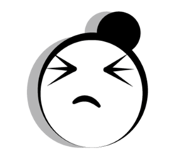 Miss Baotou classic expression sticker #5390812