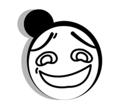 Miss Baotou classic expression sticker #5390823