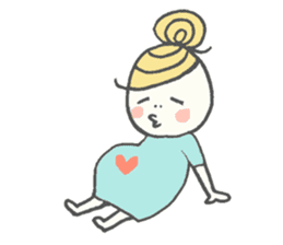 Everyday of pregnant women sticker #5390890