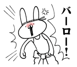 Annoying cute bunny sticker #5391173