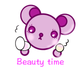 Bear chocolate4 sticker #5391679