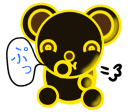 Bear chocolate4 sticker #5391704