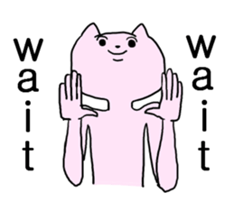 crazy cute cat sticker #5391908