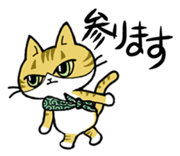 The cat Toranosuke's journey. sticker #5392087