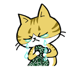 The cat Toranosuke's journey. sticker #5392110