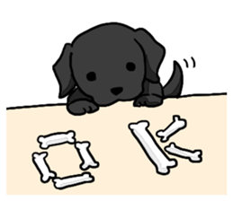 Labrador Retriever puppies sticker #5392198