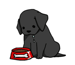 Labrador Retriever puppies sticker #5392204