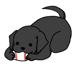 Labrador Retriever puppies sticker #5392207