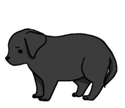 Labrador Retriever puppies sticker #5392210