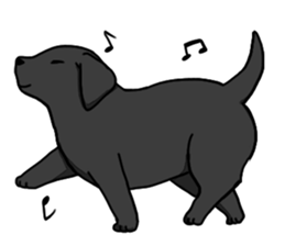 Labrador Retriever puppies sticker #5392219