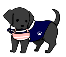 Labrador Retriever puppies sticker #5392224