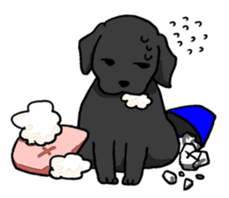 Labrador Retriever puppies sticker #5392226