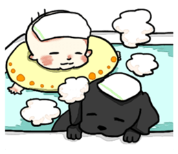 Labrador Retriever puppies sticker #5392229