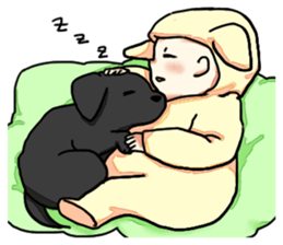 Labrador Retriever puppies sticker #5392231