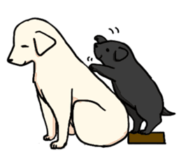 Labrador Retriever puppies sticker #5392233