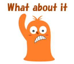 Conversation with creatures English sticker #5392293