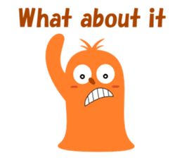 Conversation with creatures English sticker #5392293