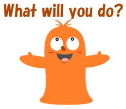 Conversation with creatures English sticker #5392297