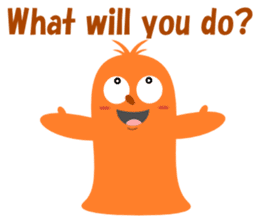 Conversation with creatures English sticker #5392297