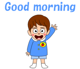 Conversation with boy English sticker #5392517