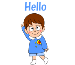 Conversation with boy English sticker #5392518