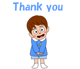 Conversation with boy English sticker #5392519