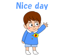 Conversation with boy English sticker #5392521