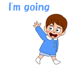 Conversation with boy English sticker #5392522