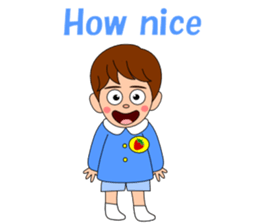 Conversation with boy English sticker #5392524