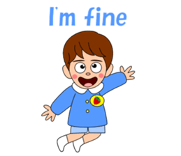 Conversation with boy English sticker #5392527