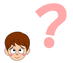 Conversation with boy English sticker #5392530