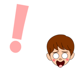 Conversation with boy English sticker #5392531