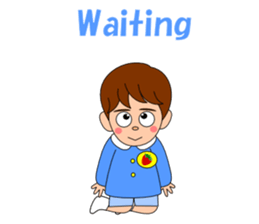 Conversation with boy English sticker #5392533