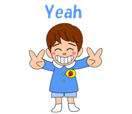 Conversation with boy English sticker #5392536