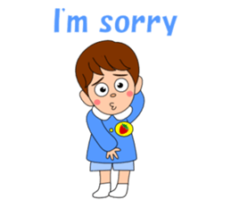 Conversation with boy English sticker #5392537