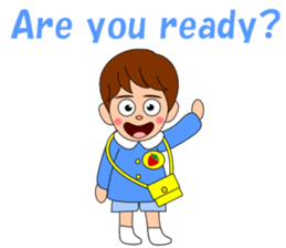 Conversation with boy English sticker #5392542