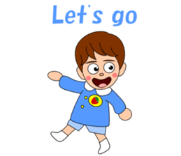 Conversation with boy English sticker #5392543