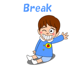 Conversation with boy English sticker #5392548