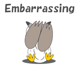 Conversation with Owl English sticker #5393141