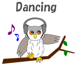 Conversation with Owl English sticker #5393144