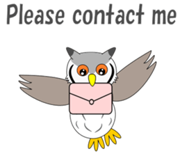 Conversation with Owl English sticker #5393153