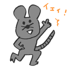 fickle mouse sticker #5393396