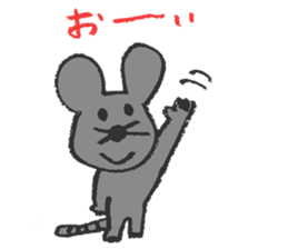 fickle mouse sticker #5393397